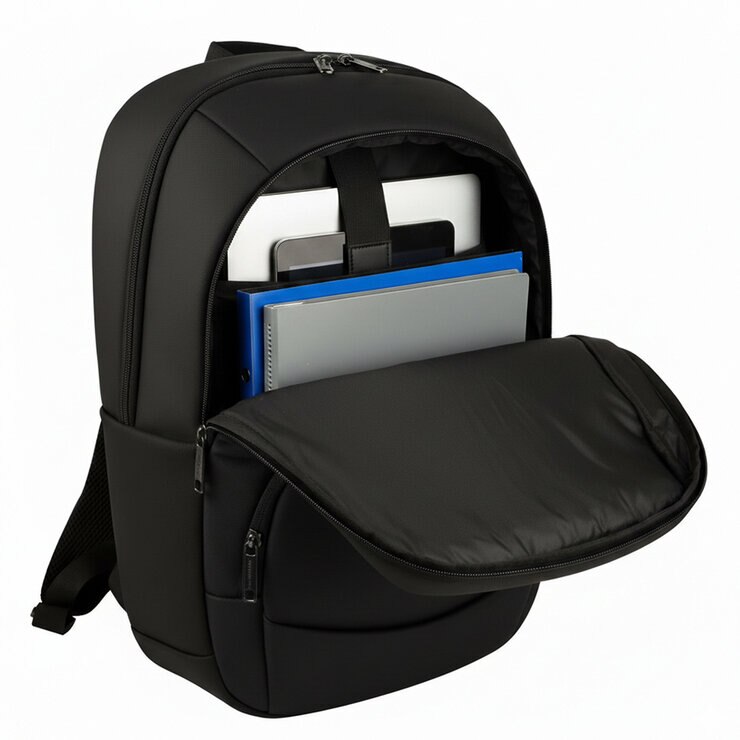 Perfect Choice Mochila para Laptop Expandible Obsidia Negro