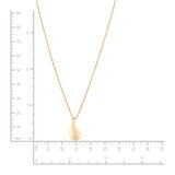 Dije de Gota, Oro Amarillo 14K, Cadena, 45.72cm Dije de Gota, Oro Amarillo 14K, Cadena, 45.72cm