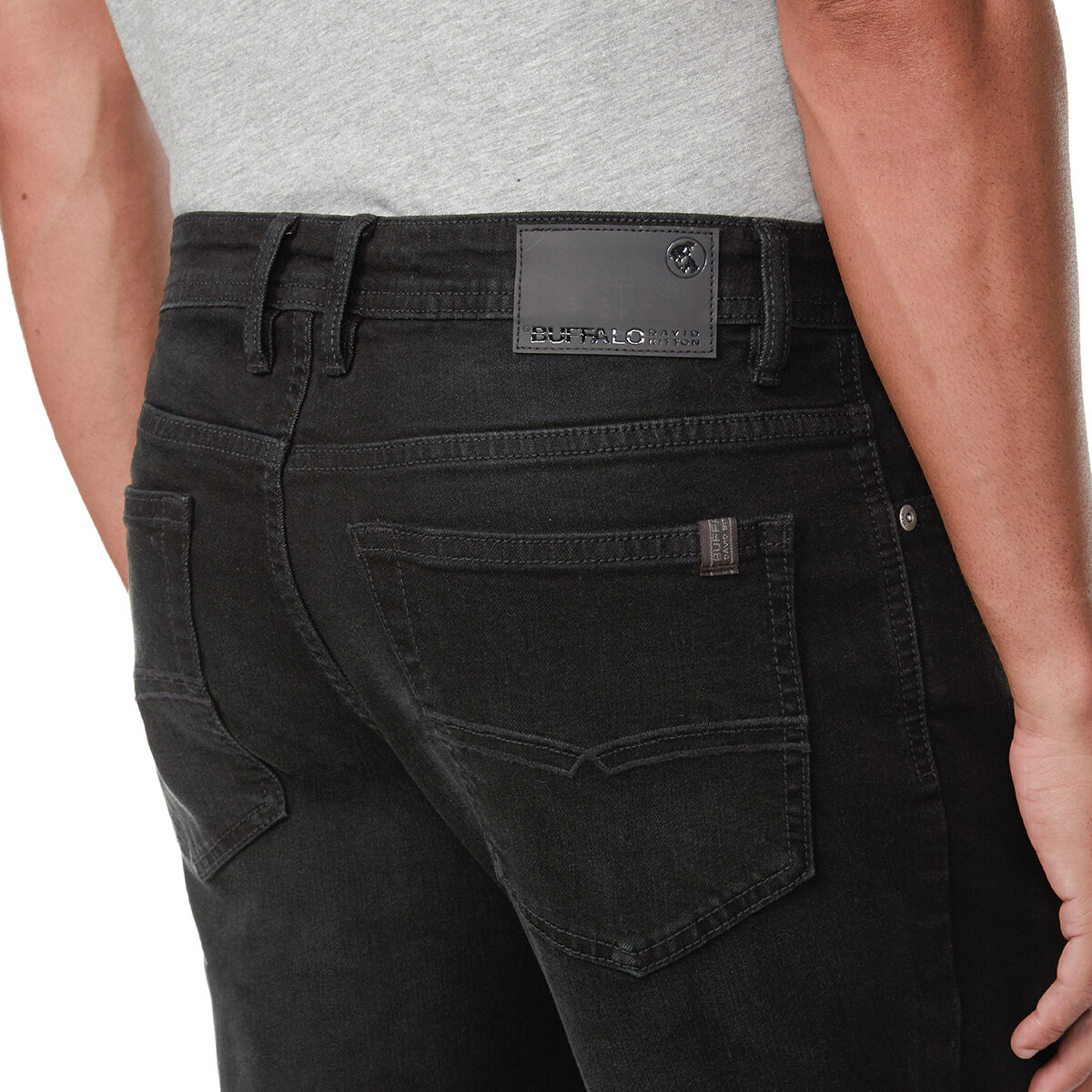 Buffalo David Bitton Jeans para Caballero Negro 36 x 30