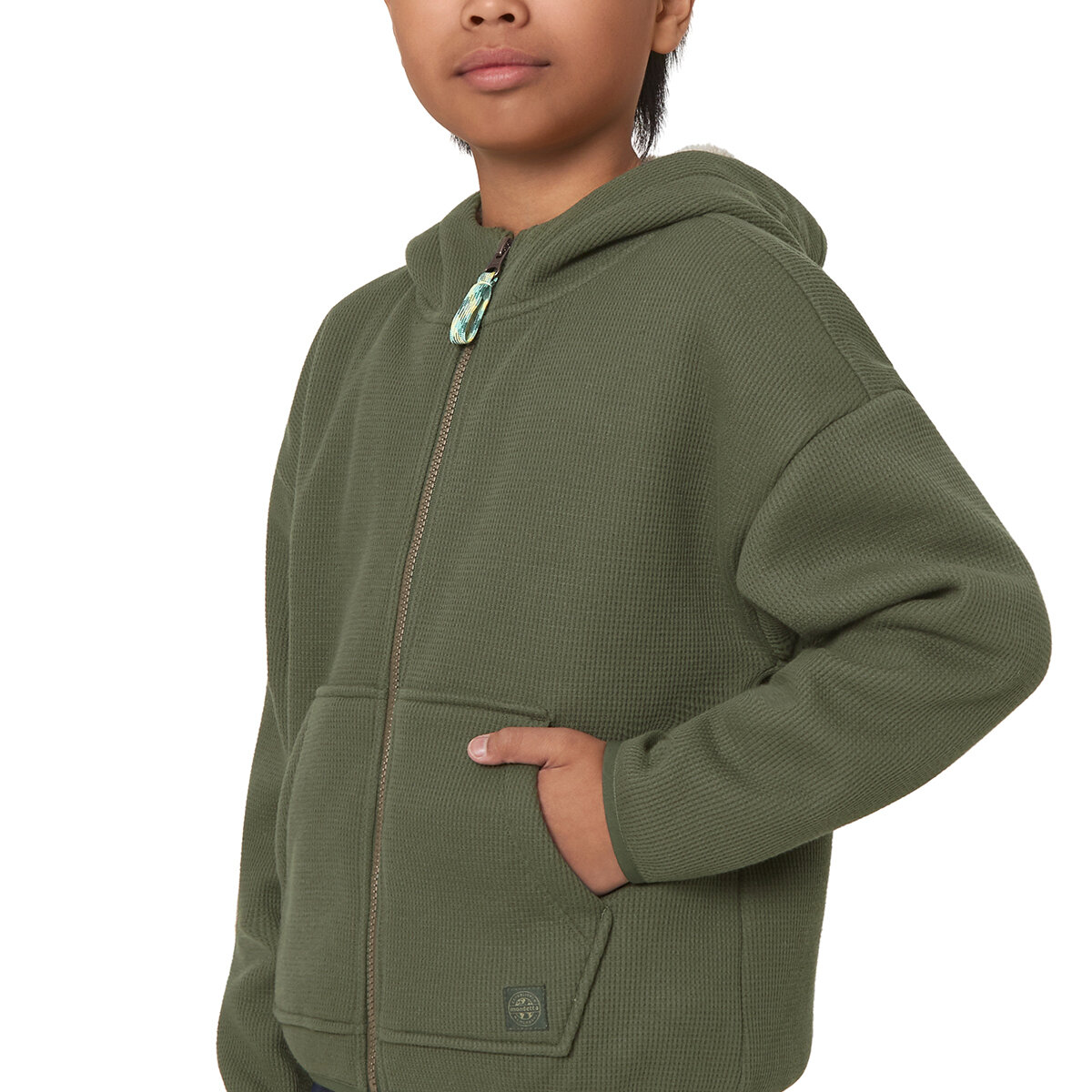 Mondetta Chamarra para Niños y Niñas Verde 10 / 12 Años