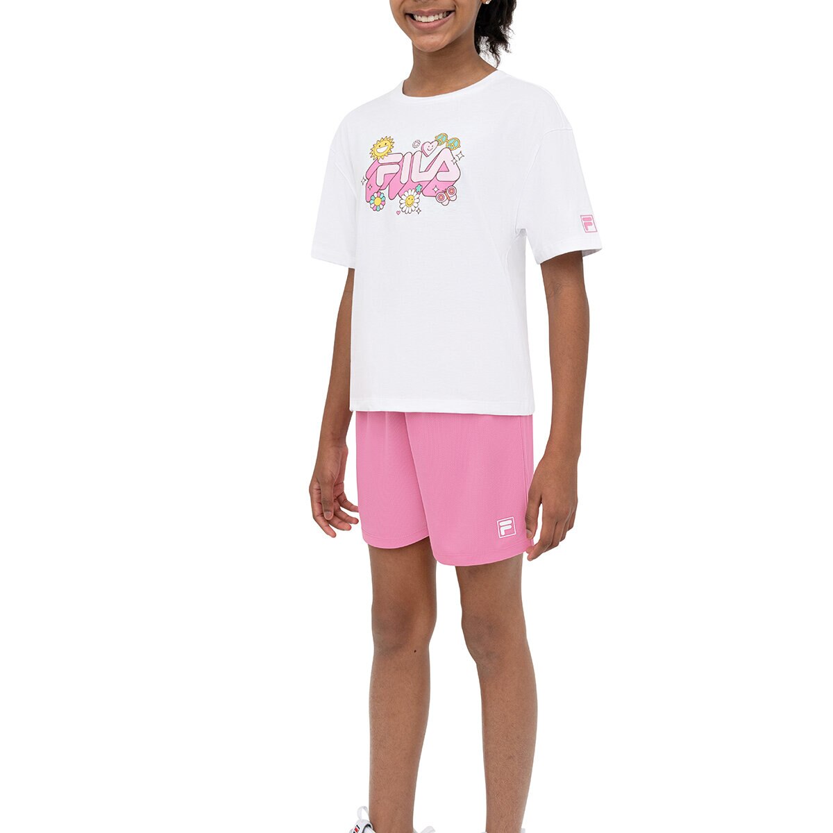 Fila Conjunto 3 piezas para Niños o Niñas Rosa 7 / 8 Años