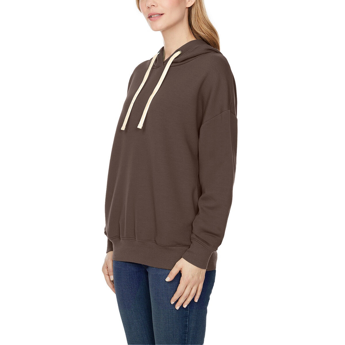 Buffalo David Bitton Sudadera para Dama Café Chica