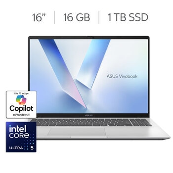 ASUS Vivobook 16 16" WUXGA Intel Core Ultra 5 225H 16GB 1TB SSD