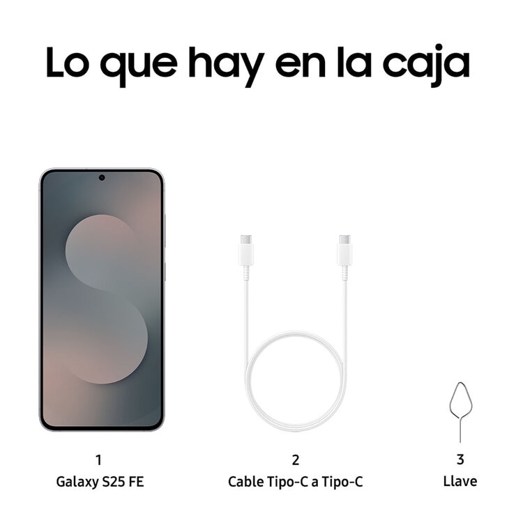 Samsung Galaxy S25 FE 128GB Negro Azabache