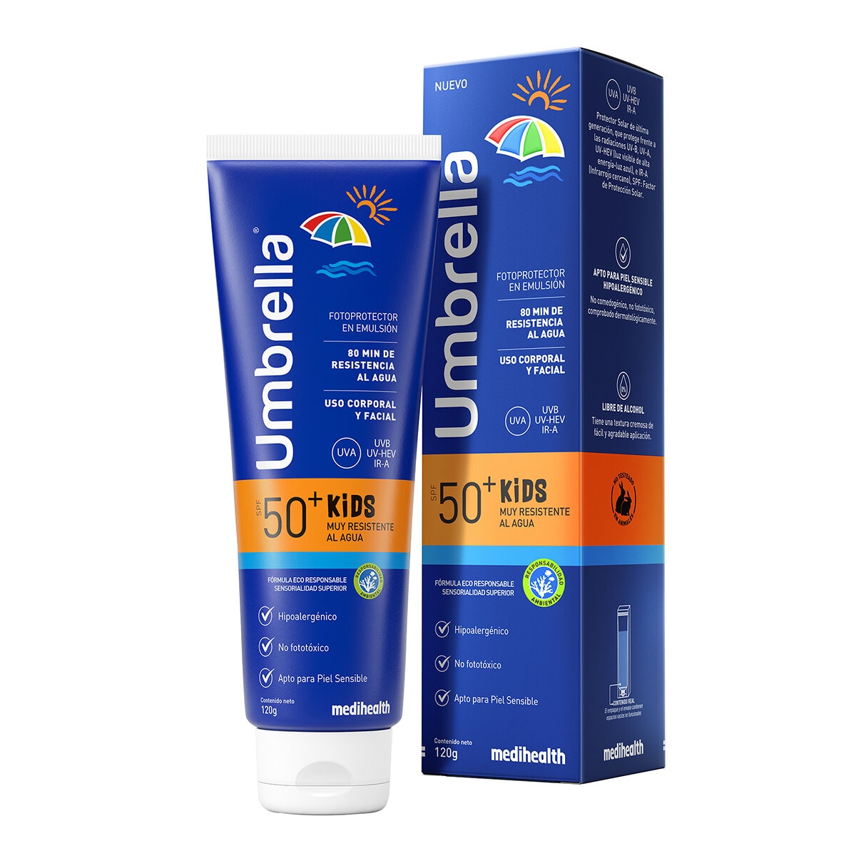Umbrella Kids Fotoprotector SPF 50+ 120 g