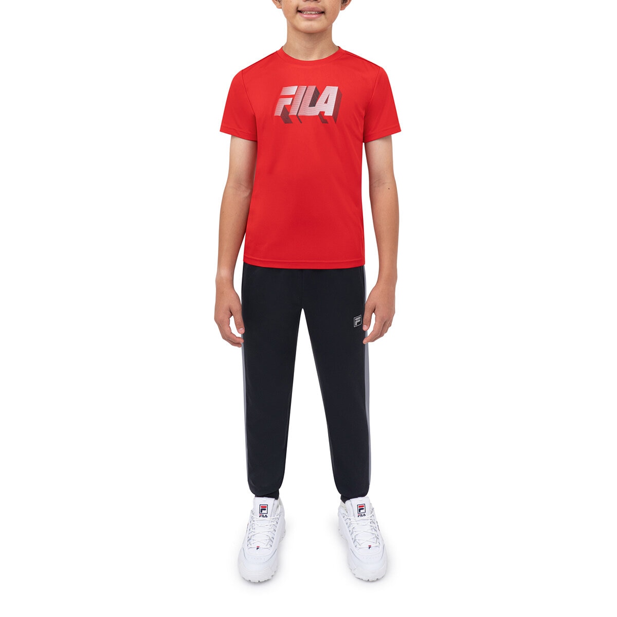 Fila Conjunto 3 piezas para Niños y Niñas Negro 7 / 8 Años Fila Conjunto 3 piezas para Niños y Niñas Negro 7 / 8 Años
