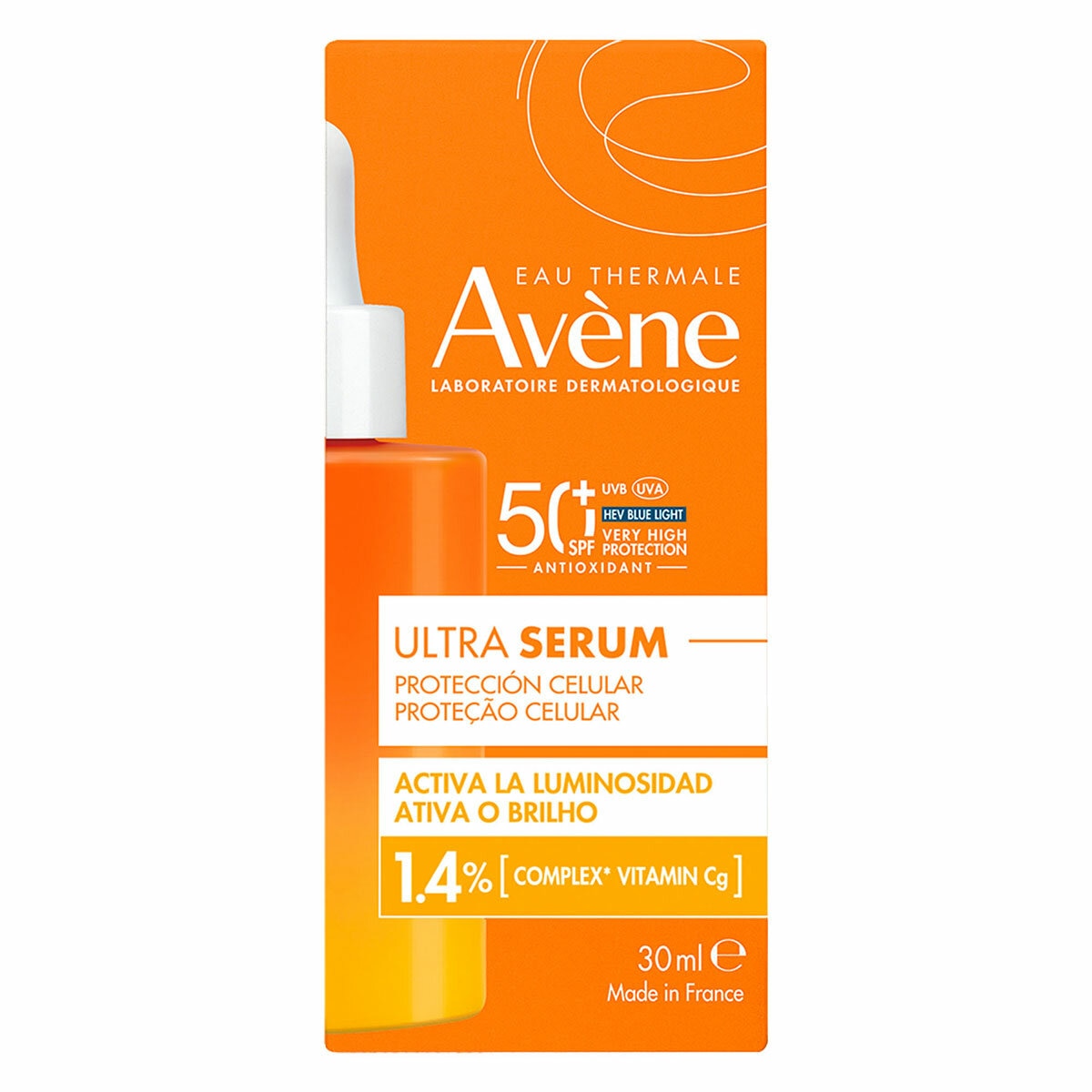 Avène Ultra Serum Solar SPF 50+ Luminosidad