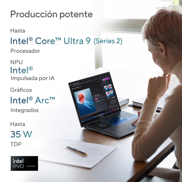 ASUS Zenbook DUO Laptop 14" 3K OLED Dual Intel Core Ultra 9 Series 2 32 GB 2TB SSD