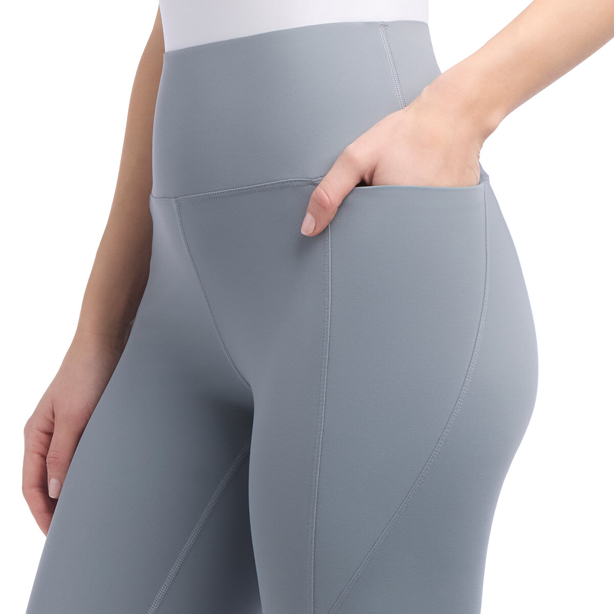Jockey Leggings para Dama Gris Mediana