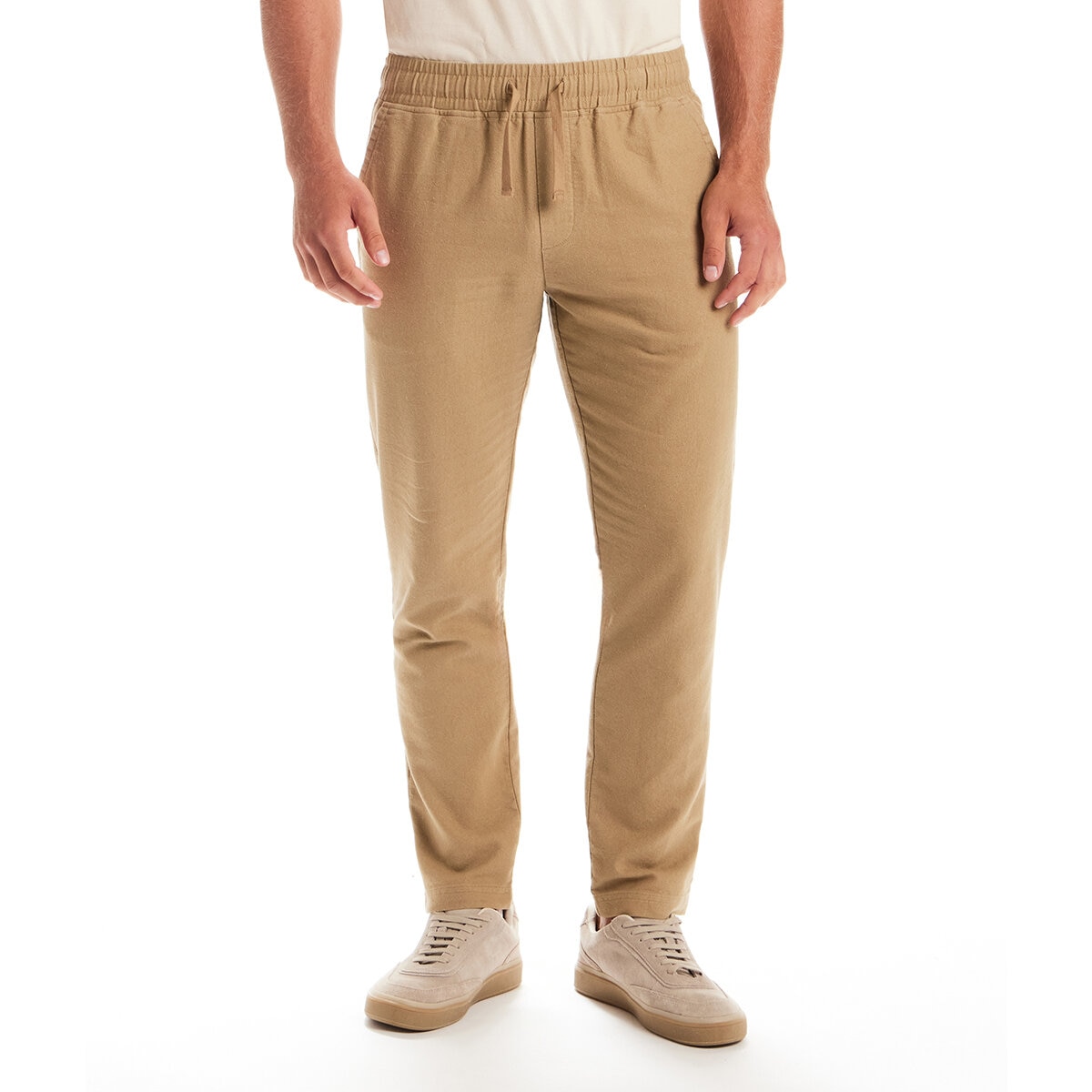 Vintage & Black Pantalones tipo Lino para Caballero Café Chica Vintage & Black Pantalones tipo Lino para Caballero Café Chica