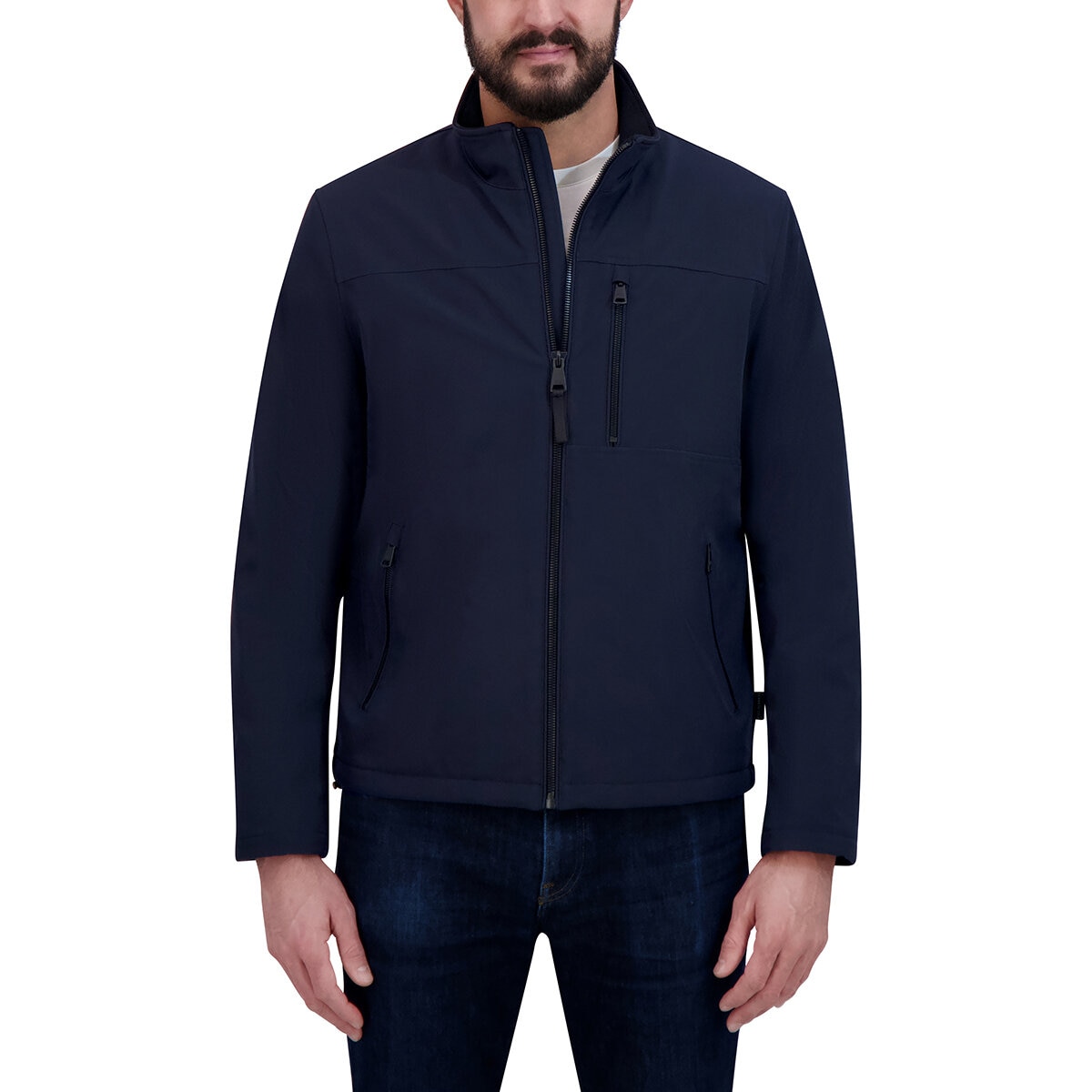 Kenneth Cole Chamarra para Caballero Azul Mediana