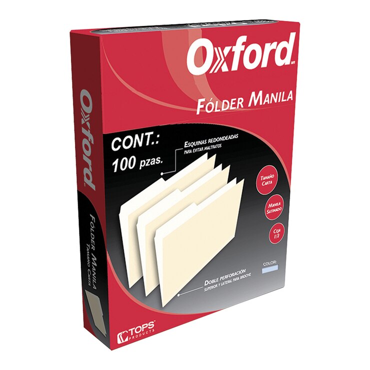 Oxford folder tamaño carta color azul Costco Mexico