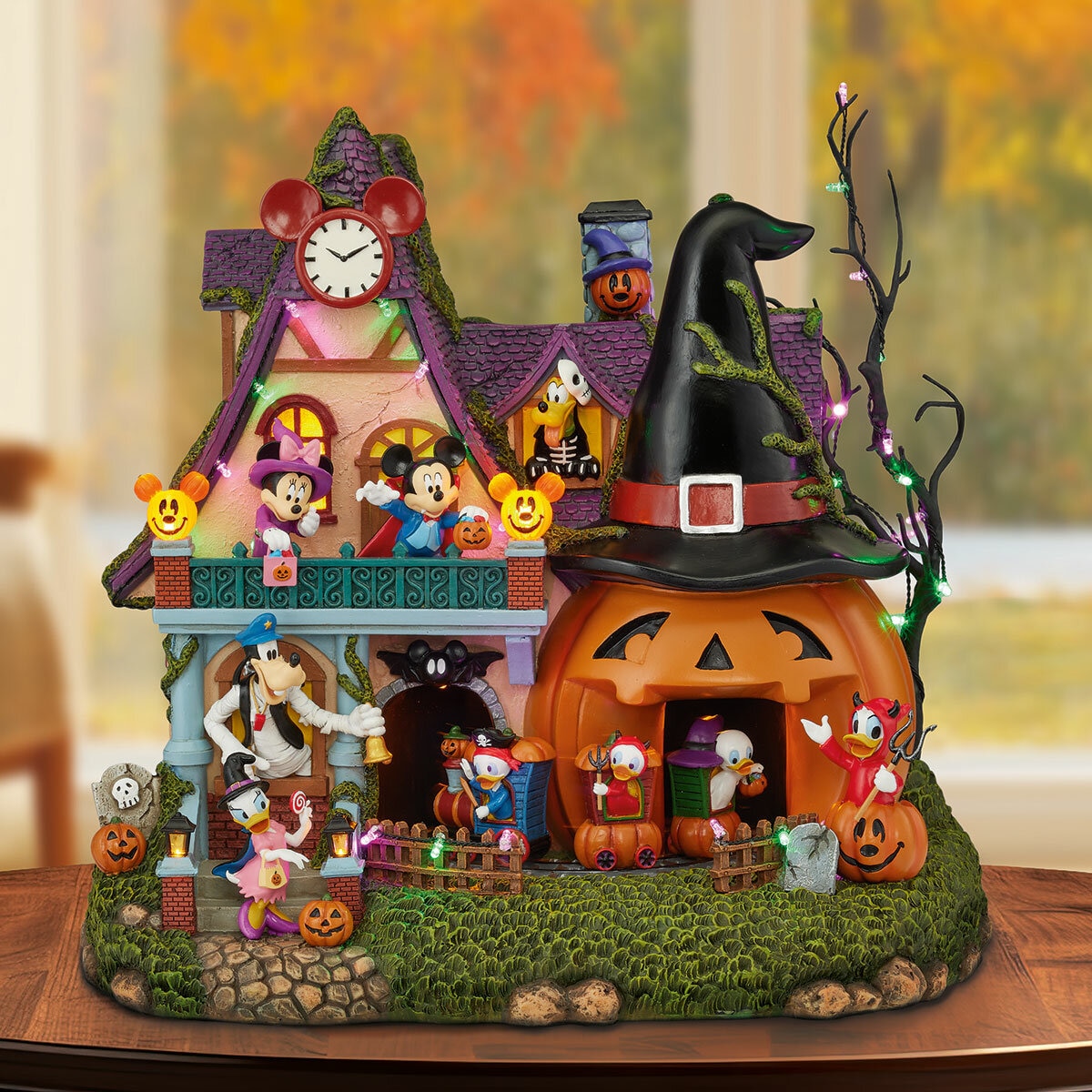 Disney Casa Animada de Halloween con Luces y Música Disney Casa Animada de Halloween con Luces y Música