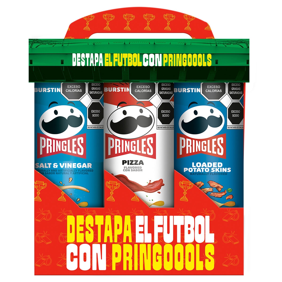 Pringles World Cup Papas Surtidas 6/158 g Pringles World Cup Papas Surtidas 6/158 g