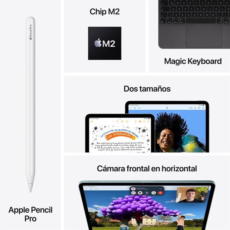 Apple iPad Air 13" Wi-Fi 512GB Gris Espacial Apple iPad Air 13" Wi-Fi 512GB Gris Espacial