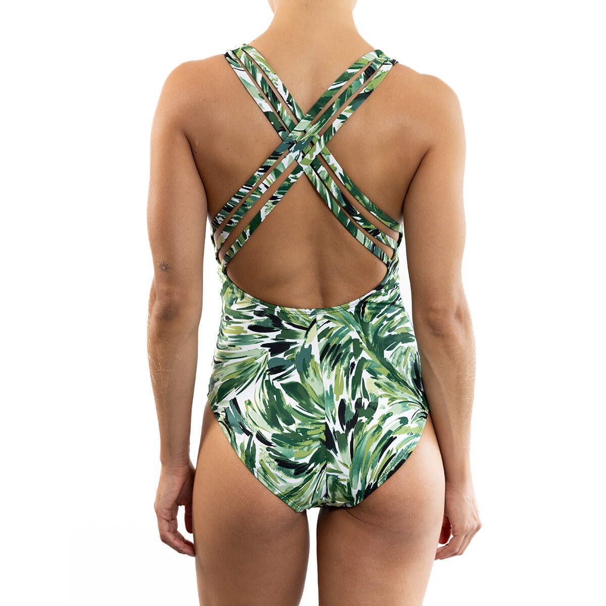 Alas de Sal, Traje de Baño para Dama, Completo, Estampado Color Verde, Varias tallas Alas de Sal, Traje de Baño para Dama, Completo, Estampado Color Verde, Varias tallas