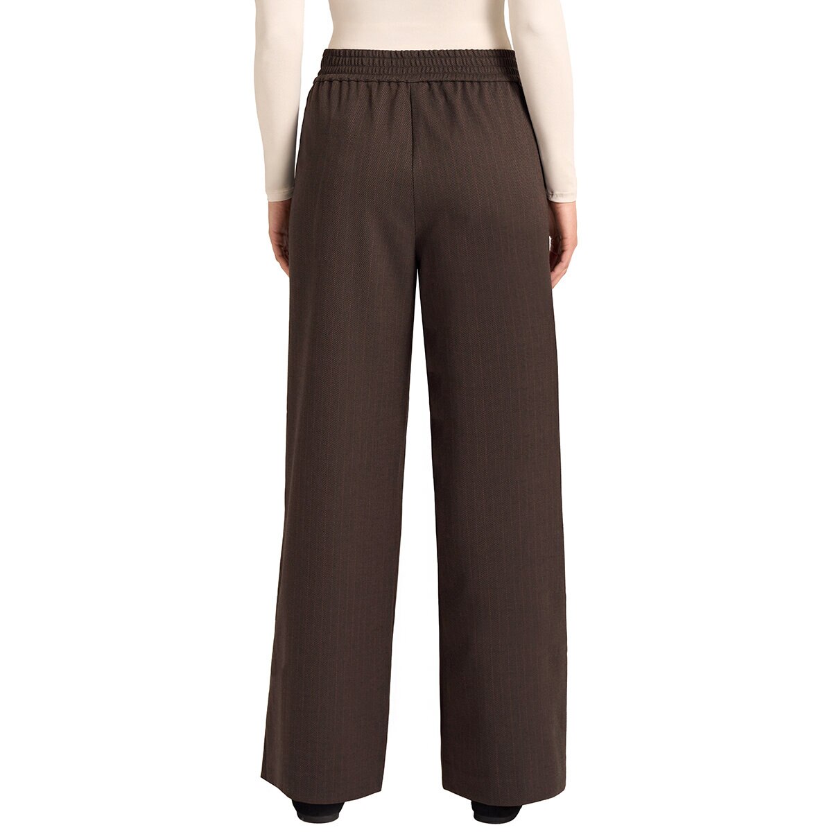 Matty M Pantalones para Dama Café Grande