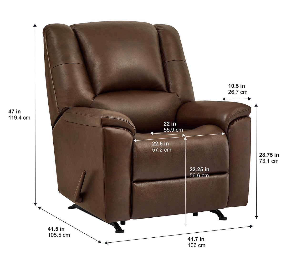Barcalounger, Sillón Reclinable con Mecedora