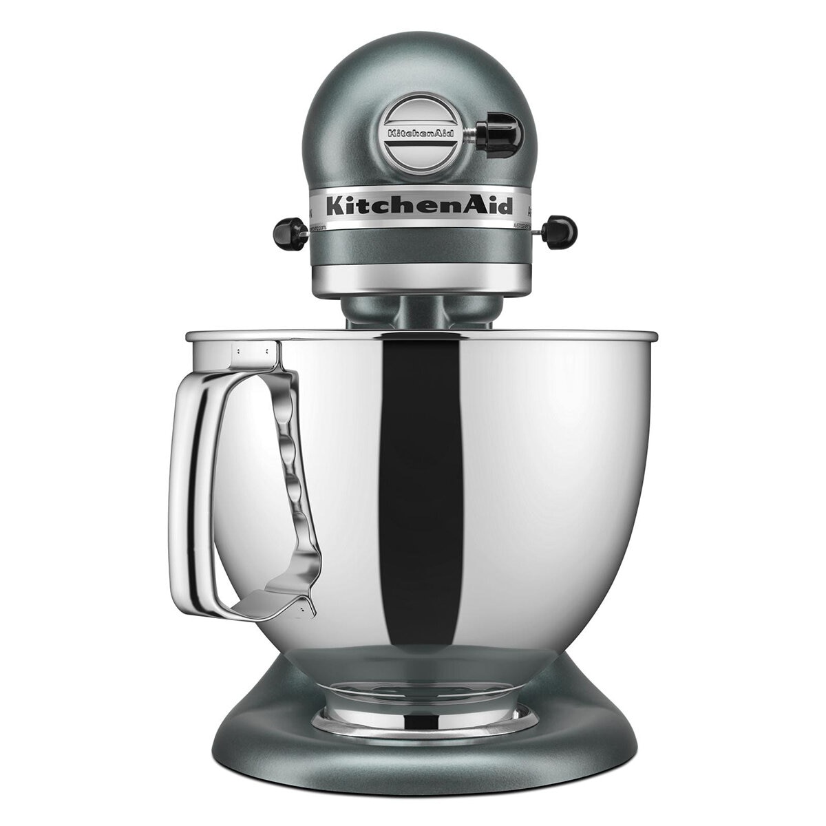 KitchenAid, Batidora Artisan Verde, Tazón de acero inoxidable pulido con asa, 4.7 L,