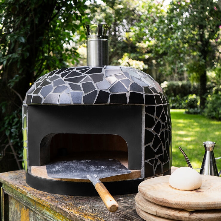 Forno Napoli, Horno de Leña Modelo Barano, Color Negro Forno Napoli, Horno de Leña Modelo Barano, Color Negro