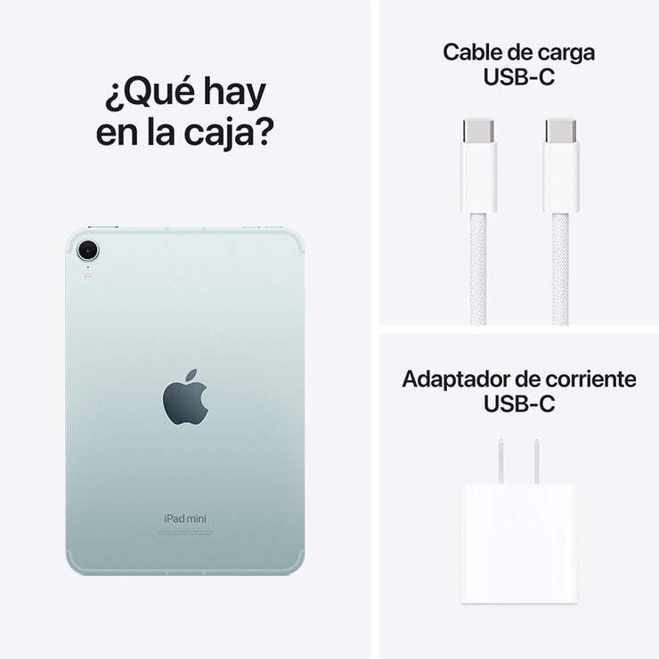 Apple iPad Mini (Wi-Fi + Cellular) 256GB Azul Apple iPad Mini (Wi-Fi + Cellular) 256GB Azul