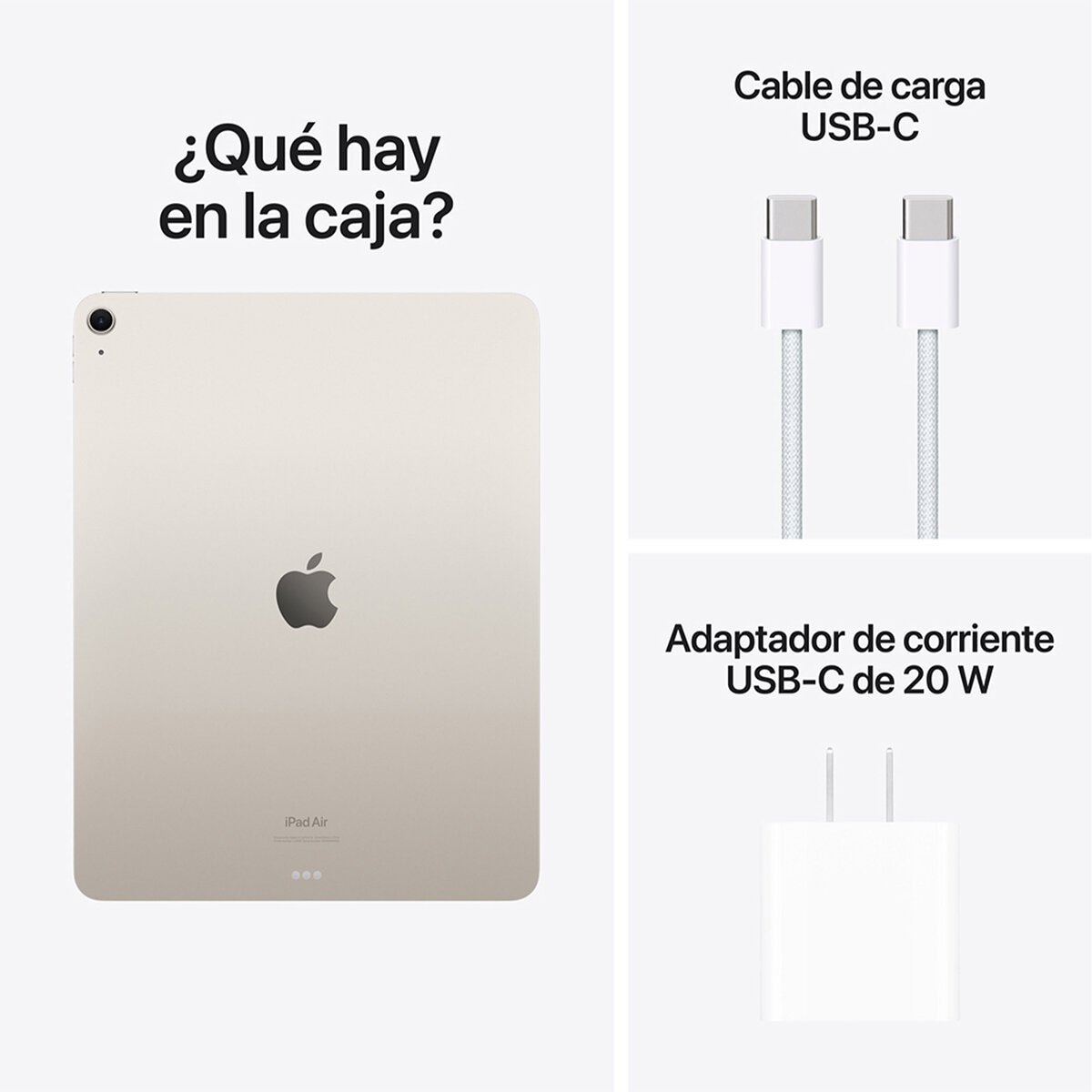 Apple iPad Air 13" Wi-Fi 128GB Blanco Estelar