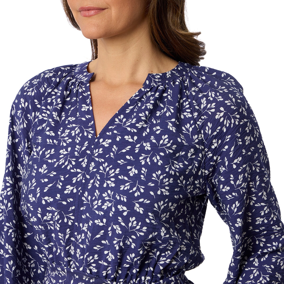 Drapper James Vestido para Dama Azul Extra Grande