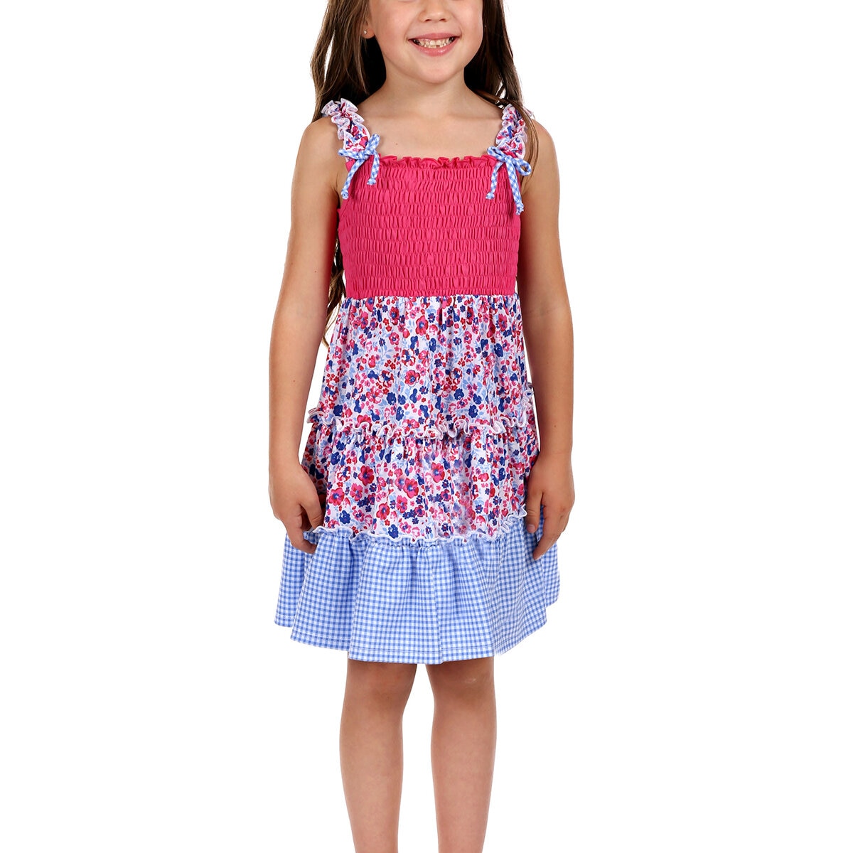 Jona Michelle Vestido para Niñas Rosa 6 Años