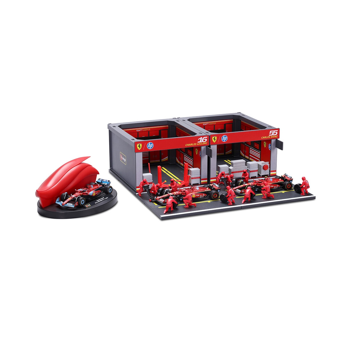 Juego de Equipo de Carreras Fórmula 1 1:43, Ferrari