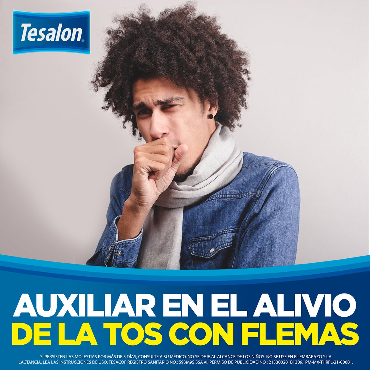 Tesalon Tesacof Adulto Bromhexina Sabor Cereza 2 Frascos de 160mg c/u