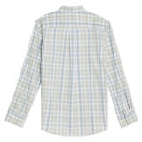 Lands End Camisa para Caballero Gris Chica