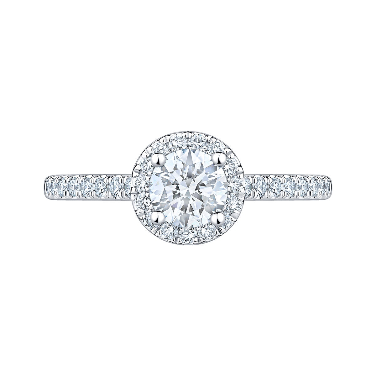 Anillo Nupcial de Diamantes 1.00ctw, Platino