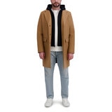 DKNY Abrigo para Caballero Camel Extra Grande