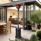 Fire Sense, Calentador De Gas Para Exterior Color Negro