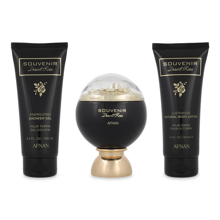Afnan Souvenir Desert Rose Set 3 pzas Afnan Souvenir Desert Rose Set 3 pzas