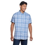 Weatherproof Camisa para Caballero Varias Tallas Azul con Blanco