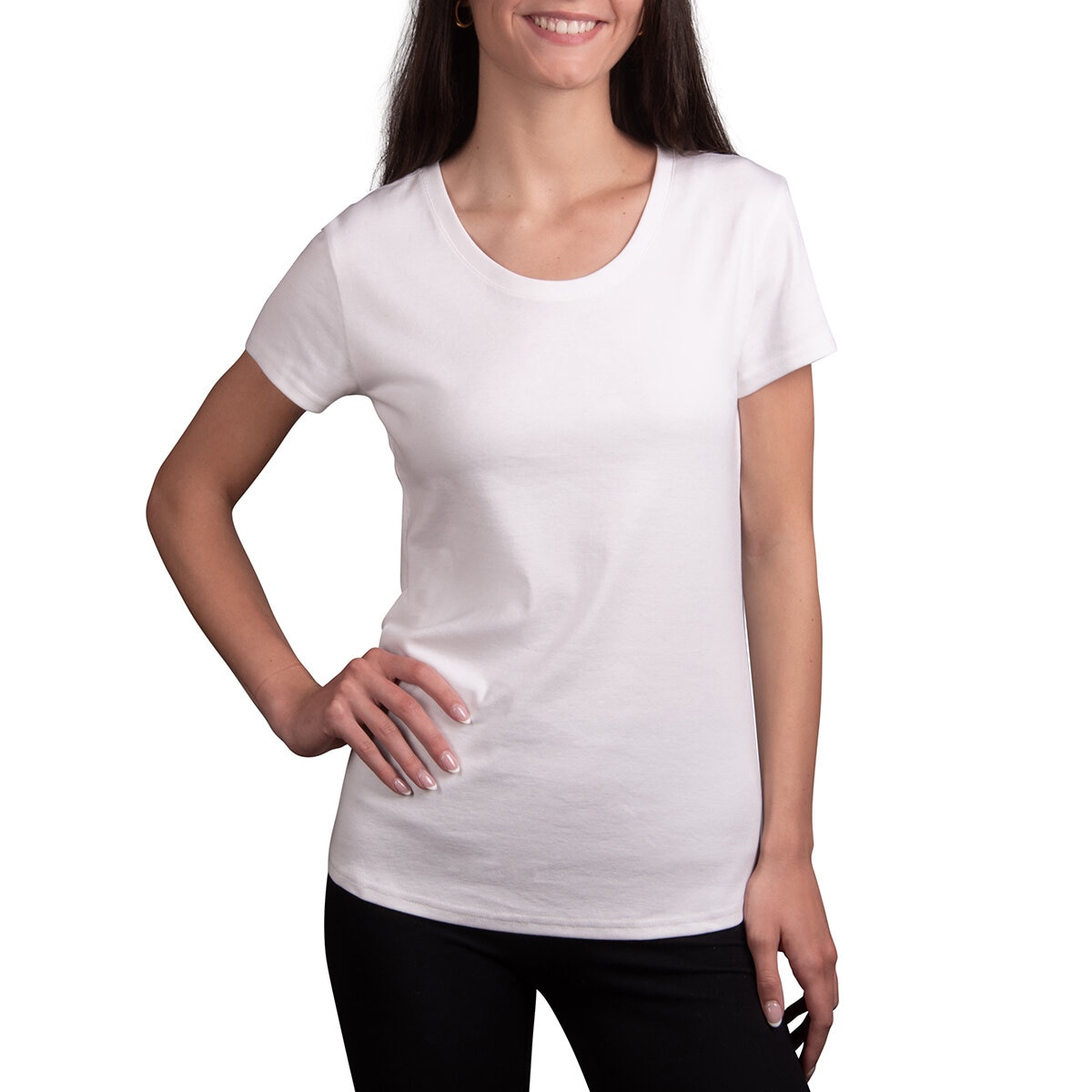 Kirkland Signature Playera para Dama Blanco Grande