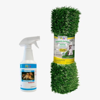 Fancy Pets Doggie Grass repuesto de pasto sintético chico  para perros  y atrayente para cachorros 500ml