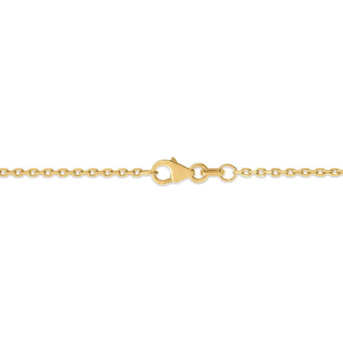 Collar con Dije de Nudo de Corazón, Oro 14k Collar con Dije de Nudo de Corazón, Oro 14k