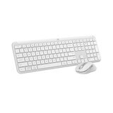 Logitech Combo Teclado y Mouse Inalámbrico Signature Slim MK950 Blanco