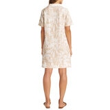 Matty M Vestido Tipo Lino para Dama Café Mediana