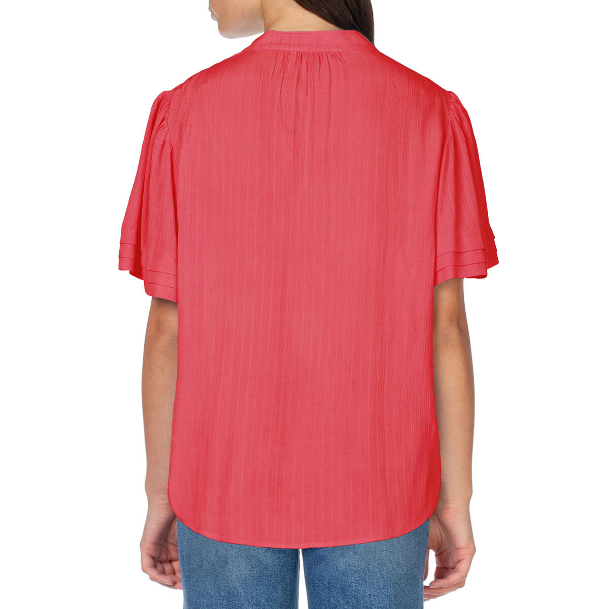 Well Worn Blusa para Dama Rojo Extra Chica