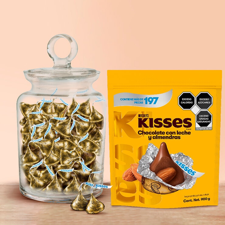 Hershey's Kisses Chocolates y Almendras 900 g