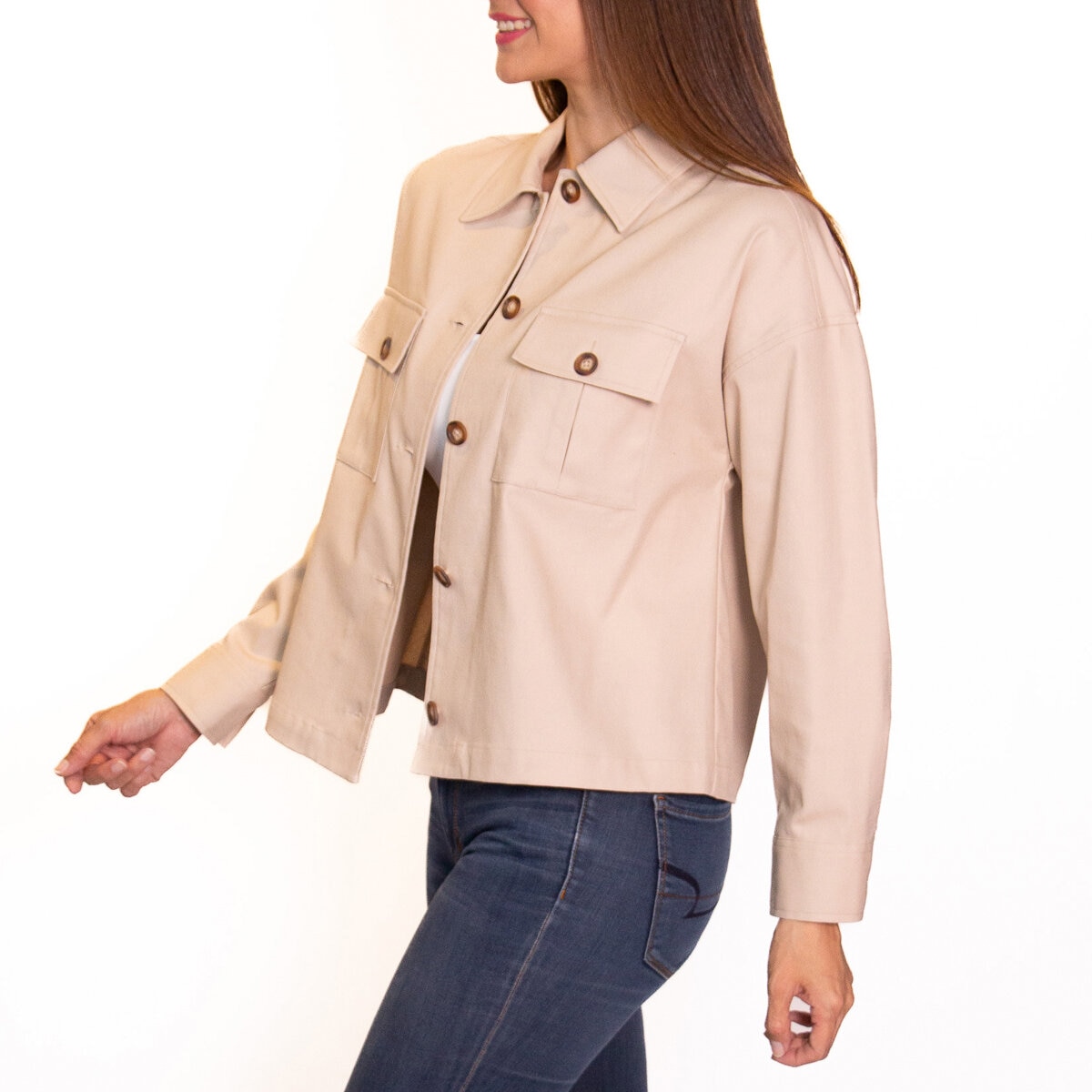 Emporio Colombo , Sobrecamisa Gabardina para Dama, Varios Colores y Tallas