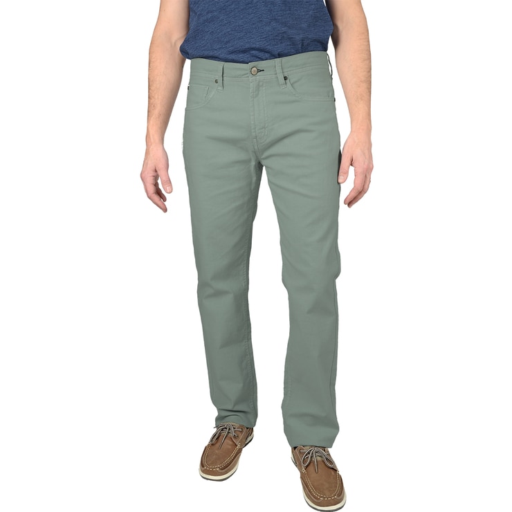Tailor Vintage, pantalón de lino y algodón stretch, verde Costco México