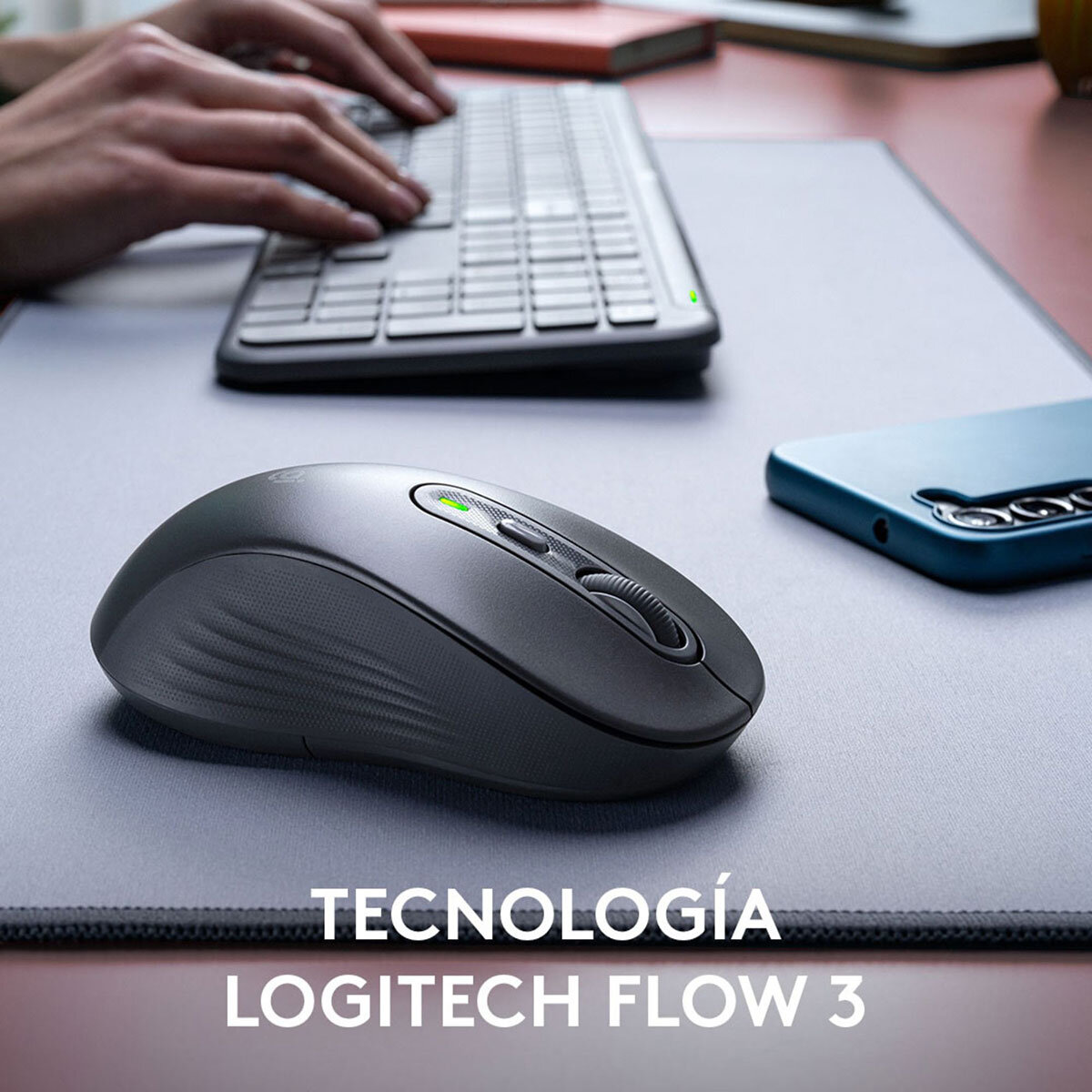 Logitech Combo Teclado y Mouse Inalámbrico Signature Slim MK950 Grafito