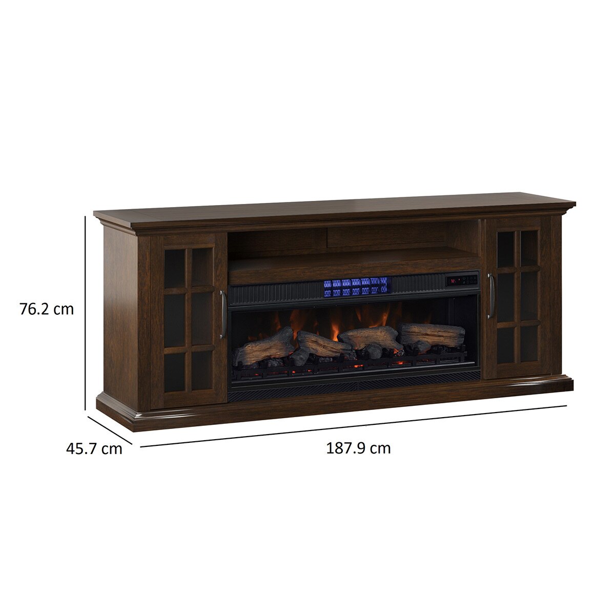 Twin Star, Consola con Chimenea, Mayson Costco México