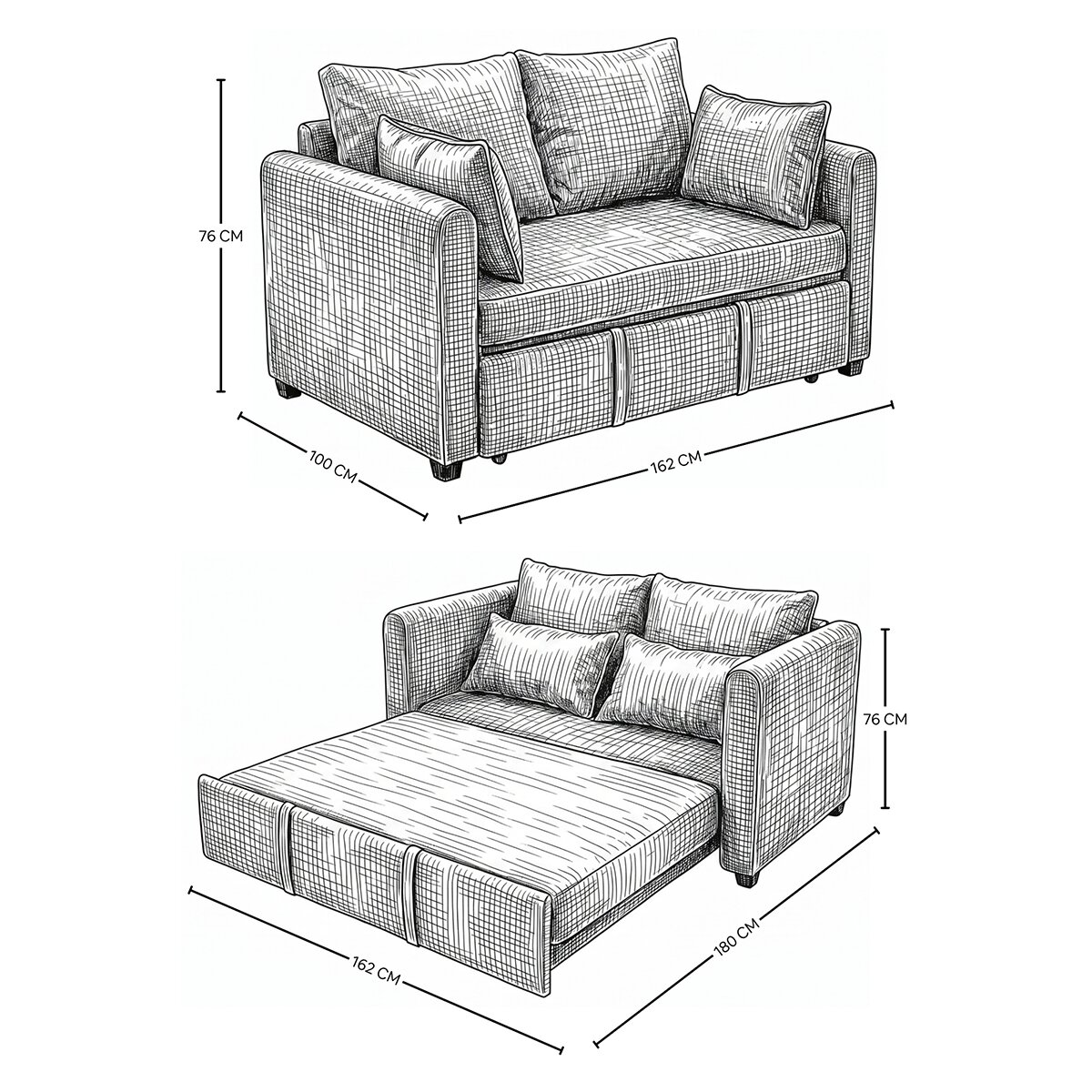 EasyLiving, Guiza, Sofá Cama