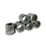Luhom Juego de Servilleteros de Mármol 6 piezas Gris