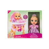 Disney Princesas Bebé con Silla Alta y Accesorios, Rapunzel